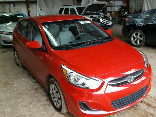 KMHCT5AE1GU276763 - 2016 HYUNDAI ACCENT SE RED photo 1