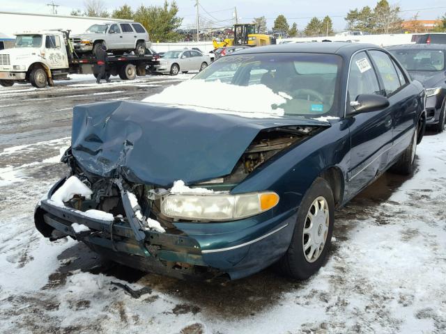 2G4WS52M2X1628072 - 1999 BUICK CENTURY CU GREEN photo 2