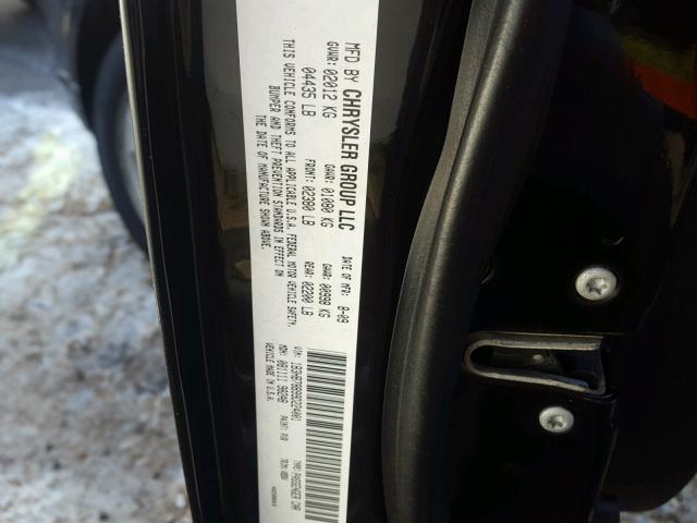 1B3HB78B99D224001 - 2009 DODGE CALIBER R/ BLACK photo 10