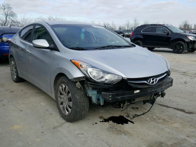 5NPDH4AE4CH126672 - 2012 HYUNDAI ELANTRA GL SILVER photo 1