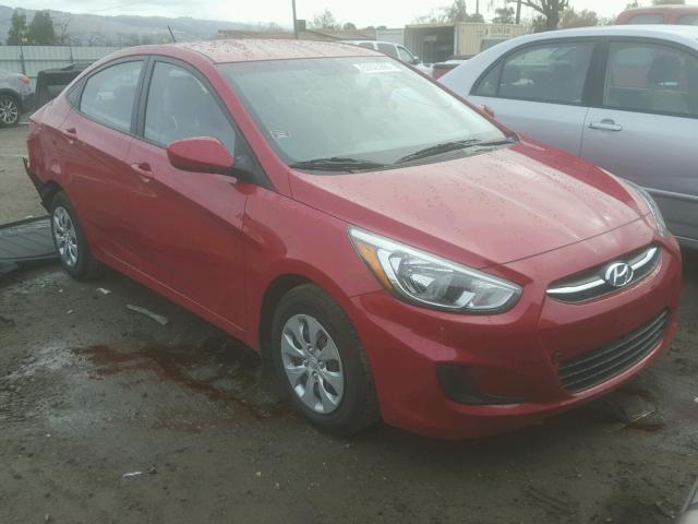 KMHCT4AE7FU920727 - 2015 HYUNDAI ACCENT GLS RED photo 1