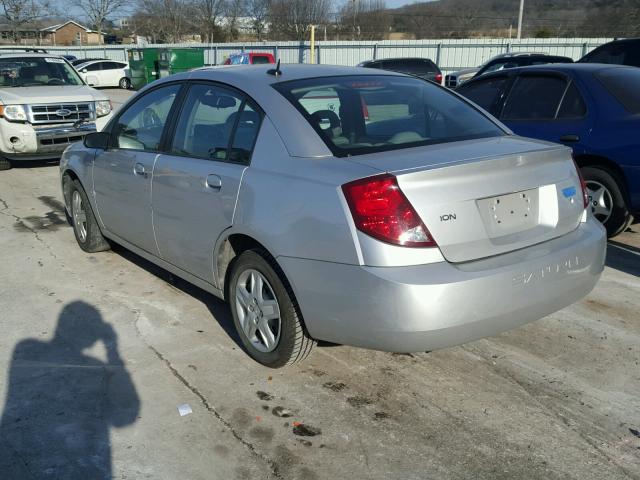 1G8AJ55F96Z116338 - 2006 SATURN ION LEVEL SILVER photo 3