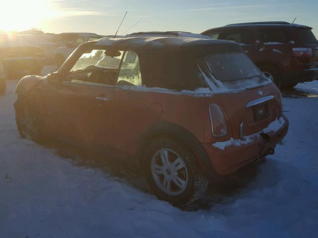 WMWRF33566TF65732 - 2006 MINI COOPER ORANGE photo 3