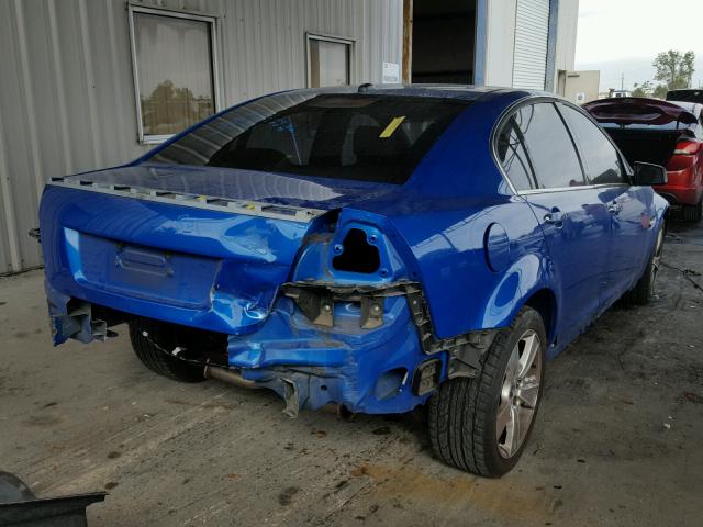 6G2EC57Y19L166780 - 2009 PONTIAC G8 GT BLUE photo 4