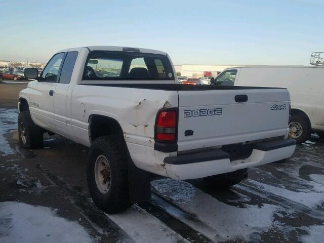 1B7KF23W8XJ609490 - 1999 DODGE RAM 2500 WHITE photo 3