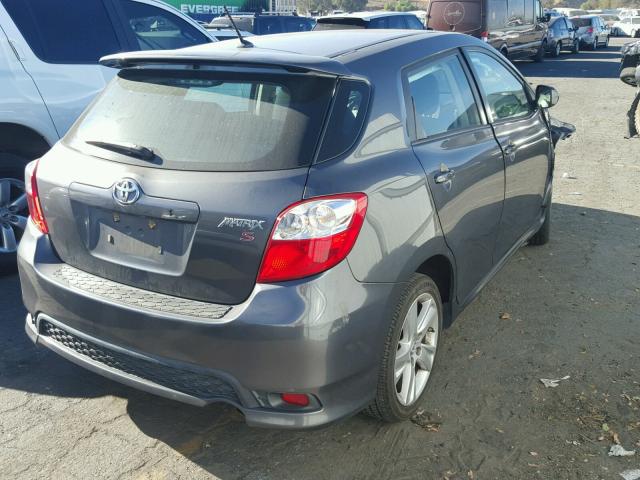 2T1KE4EE2DC050979 - 2013 TOYOTA COROLLA MA GRAY photo 4