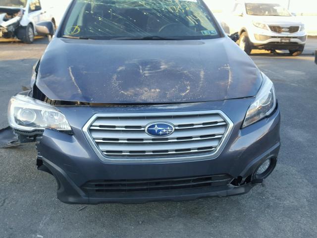 4S4BSACC6H3441149 - 2017 SUBARU OUTBACK 2. GRAY photo 7