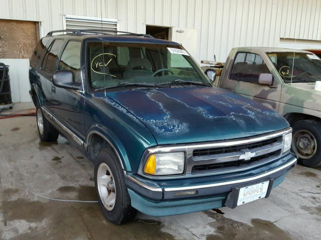 1GNCS13W0VK179589 - 1997 CHEVROLET BLAZER GREEN photo 1