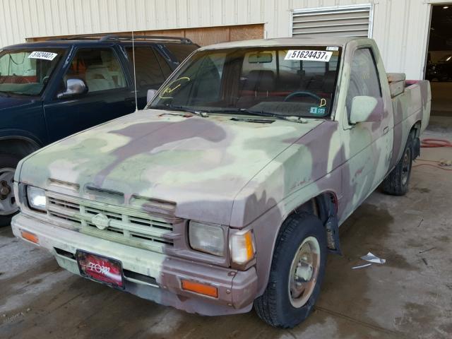 1N6SD11S8NC306014 - 1992 NISSAN TRUCK SHOR GREEN photo 2