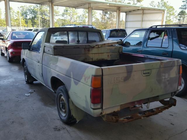 1N6SD11S8NC306014 - 1992 NISSAN TRUCK SHOR GREEN photo 3