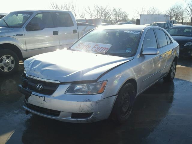 5NPET46C08H349597 - 2008 HYUNDAI SONATA GLS SILVER photo 2