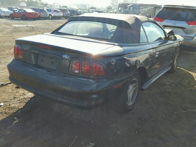 1FAFP4442WF222934 - 1998 FORD MUSTANG BLACK photo 4