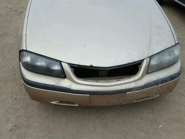 2G1WF52E049269263 - 2004 CHEVROLET IMPALA TAN photo 7