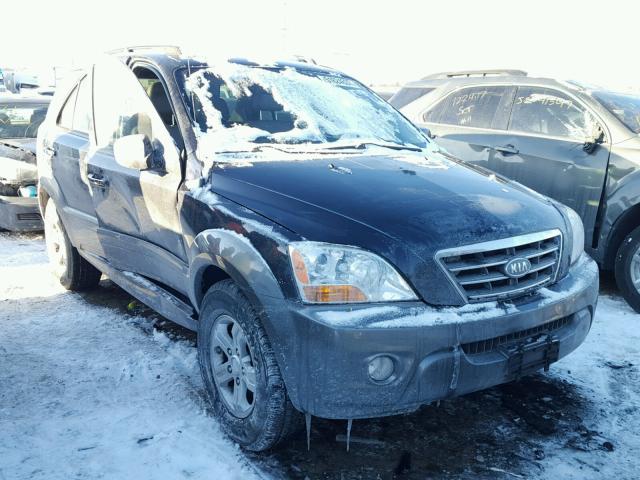 KNDJD736185789260 - 2008 KIA SORENTO EX BLACK photo 1