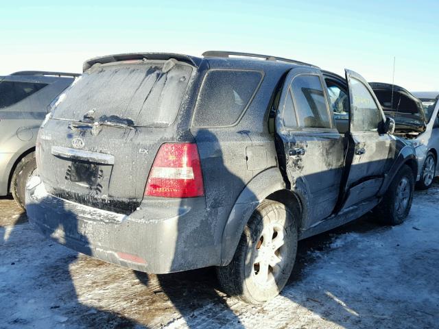 KNDJD736185789260 - 2008 KIA SORENTO EX BLACK photo 4