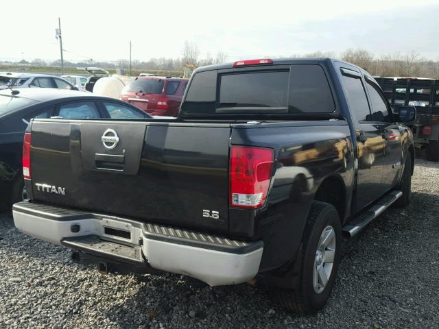 1N6BA07D88N351796 - 2008 NISSAN TITAN XE BLACK photo 4