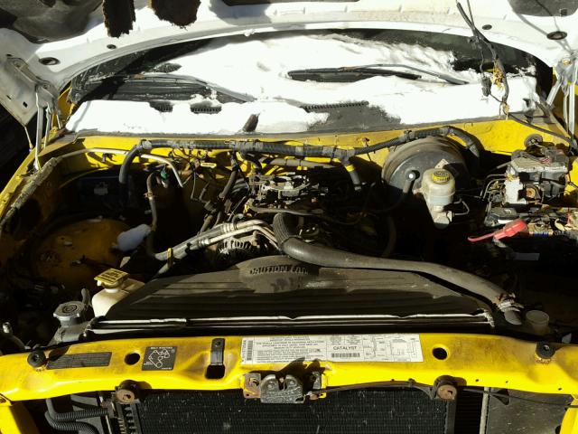 1B7HF13Z41J213370 - 2001 DODGE RAM 1500 YELLOW photo 7