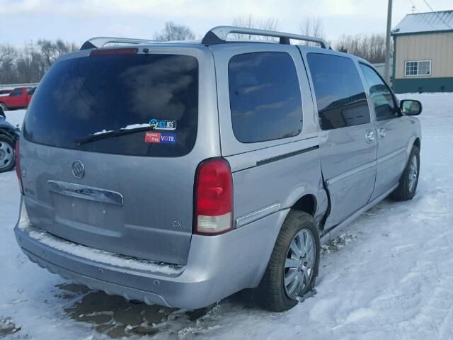 5GADV33L25D174003 - 2005 BUICK TERRAZA CX SILVER photo 4