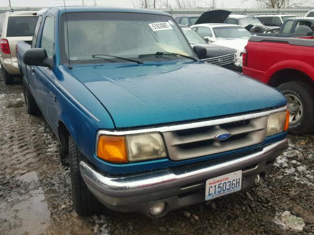 1FTCR14X5TPB53419 - 1996 FORD RANGER SUP GREEN photo 1