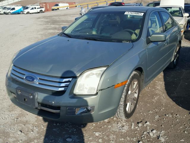 3FAHP08198R190359 - 2008 FORD FUSION SEL GREEN photo 2