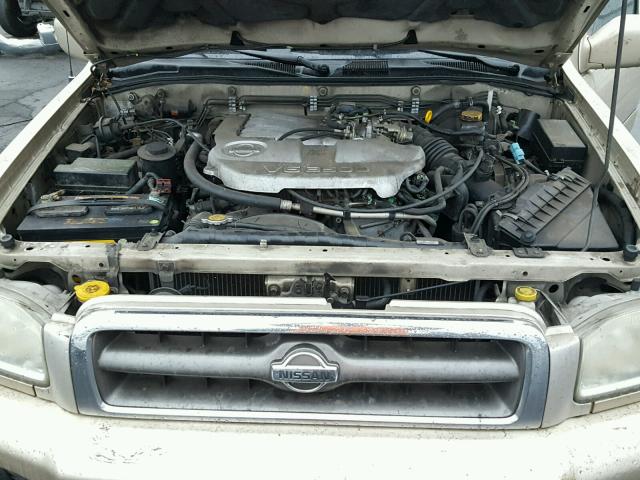 JN8DR07X21W503915 - 2001 NISSAN PATHFINDER GOLD photo 7