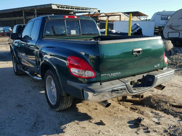 5TBRT34173S332983 - 2003 TOYOTA TUNDRA ACC GREEN photo 3