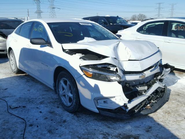 1G1ZB5ST7HF292480 - 2017 CHEVROLET MALIBU LS WHITE photo 1