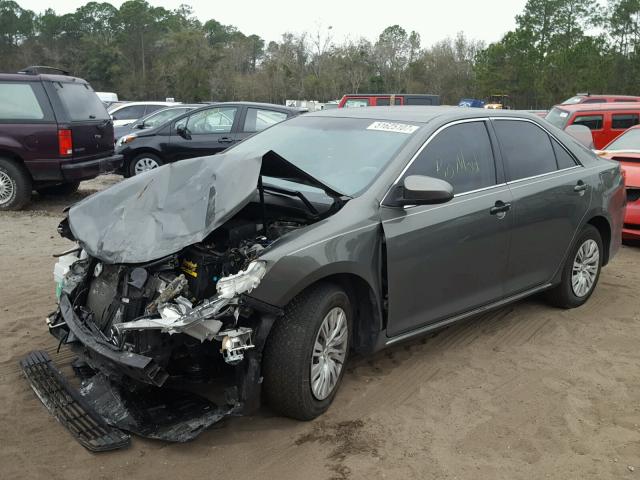 4T1BF1FK7CU516421 - 2012 TOYOTA CAMRY BASE GREEN photo 2