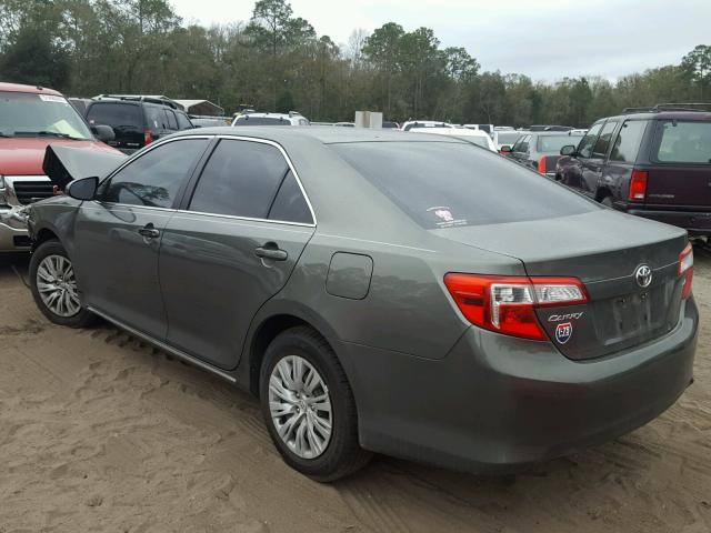 4T1BF1FK7CU516421 - 2012 TOYOTA CAMRY BASE GREEN photo 3