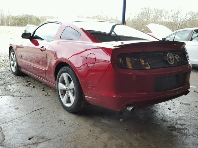 1ZVBP8AM0E5329003 - 2014 FORD MUSTANG RED photo 3