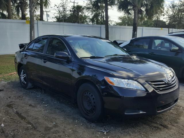 4T1BE46K78U754782 - 2008 TOYOTA CAMRY CE BLACK photo 1