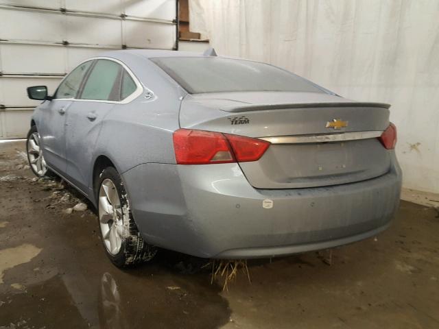 1G1125S3XEU147504 - 2014 CHEVROLET IMPALA LT BLUE photo 3