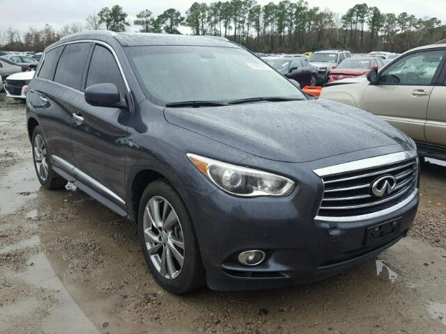 5N1AL0MN5EC525767 - 2014 INFINITI QX60 GRAY photo 1