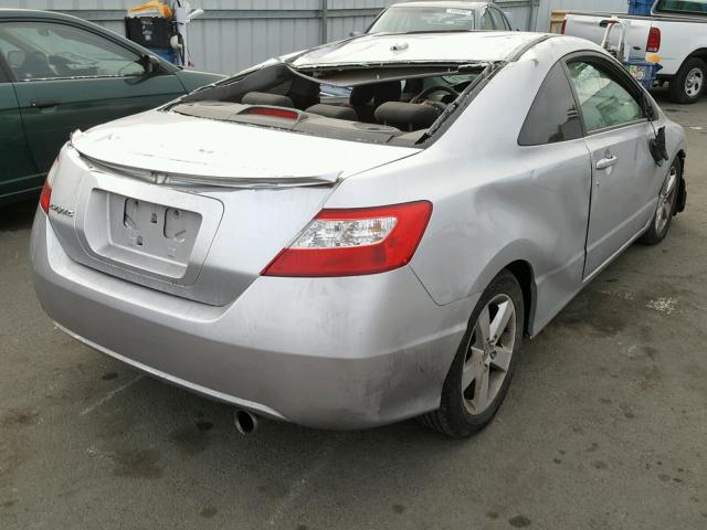 2HGFG128X7H563739 - 2007 HONDA CIVIC EX ვერცხლისფერი ფოტო 4