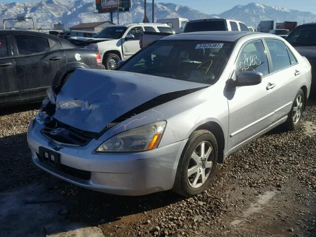 1HGCM66595A021097 - 2005 HONDA ACCORD EX SILVER photo 2