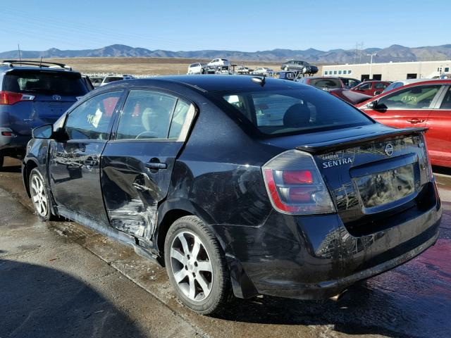 3N1AB6AP6CL778682 - 2012 NISSAN SENTRA 2.0 BLACK photo 3