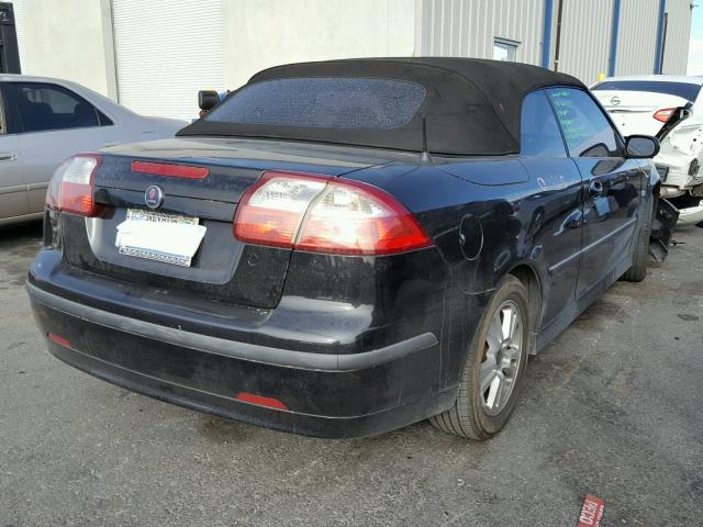 YS3FD79Y976100498 - 2007 SAAB 9-3 2.0T BLACK photo 4