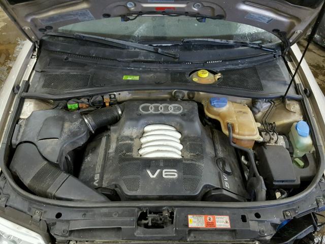 WAUDH68D71A111738 - 2001 AUDI A4 2.8 QUA TAN photo 7