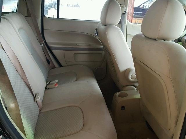 3GNDA13D07S562073 - 2007 CHEVROLET HHR LS BLACK photo 6