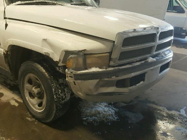 1B7HC16X5XS213819 - 1999 DODGE RAM 1500 WHITE photo 9