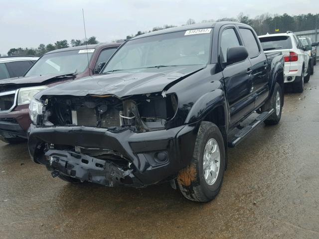 5TFJX4GN9FX049108 - 2015 TOYOTA TACOMA DOU BLACK photo 2