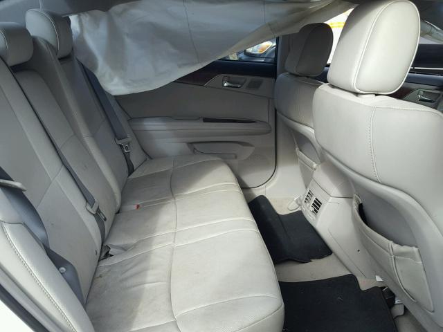 4T1BK3DB1BU413553 - 2011 TOYOTA AVALON BAS WHITE photo 6