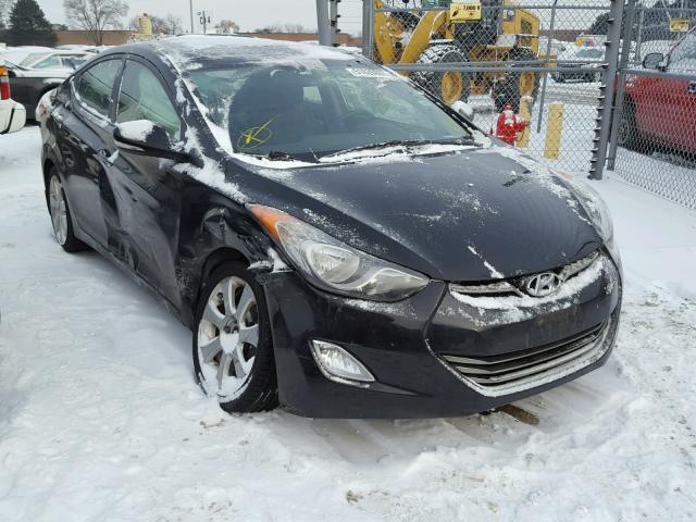 5NPDH4AE4DH174674 - 2013 HYUNDAI ELANTRA GL BLACK photo 1