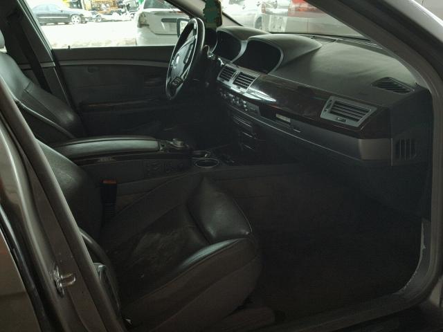 WBAHL83556DT02592 - 2006 BMW 750 I SILVER photo 5