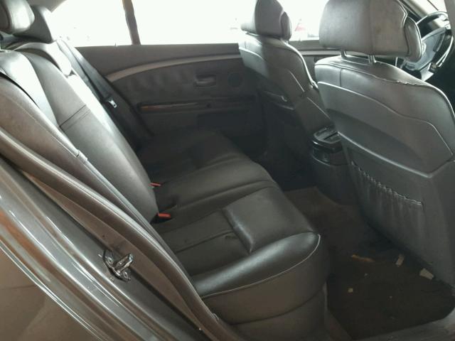 WBAHL83556DT02592 - 2006 BMW 750 I SILVER photo 6