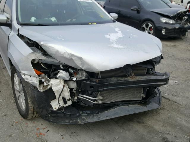 1VWAP7A39DC045389 - 2013 VOLKSWAGEN PASSAT S Plata foto 9