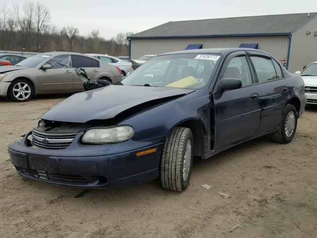 1G1ND52J1Y6216552 - 2000 CHEVROLET MALIBU BLUE photo 2