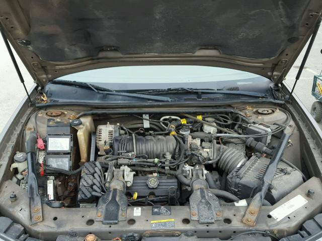 2G1WH55K929320168 - 2002 CHEVROLET IMPALA LS BROWN photo 7