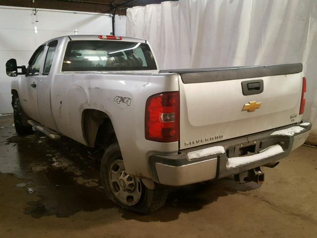 1GC2KVCG5CZ348627 - 2012 CHEVROLET SILVERADO SILVER photo 3