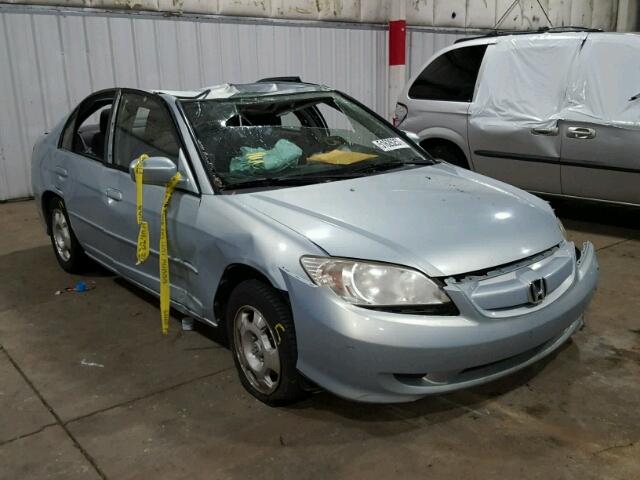 JHMES96664S019306 - 2004 HONDA CIVIC HYBR SILVER photo 1